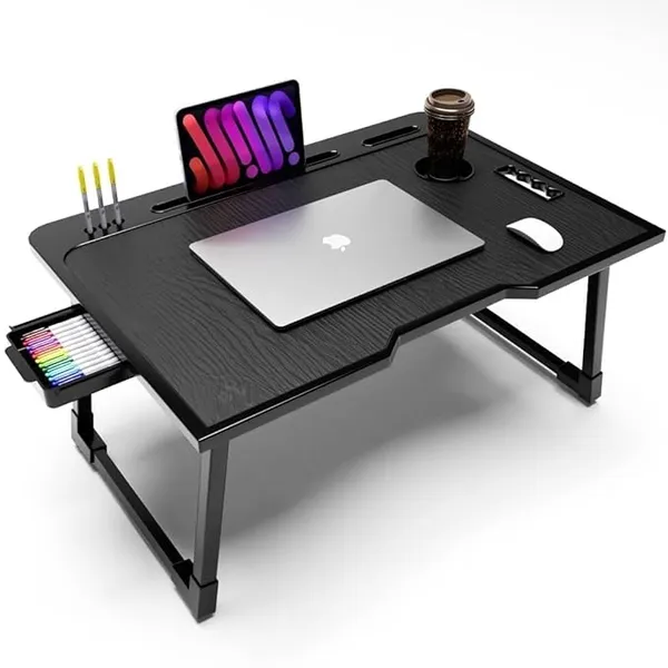Portable_Foldable_Laptop_Table_With_Cup_Holder_-_Multipurpose_Study_Desk_For_Bed_And_Floor_Use
