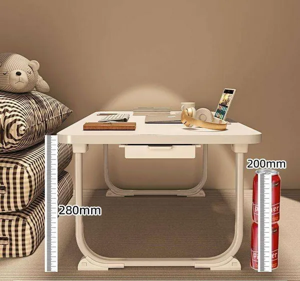 Foldable_Laptop_Desk_With_Storage_Drawer_-_White_Portable_Study_Table_For_Bed_And_Floor