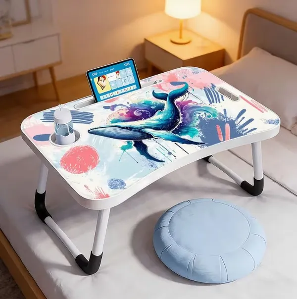 Foldable_Laptop_Bed_Table_With_Abstract_Art_Design