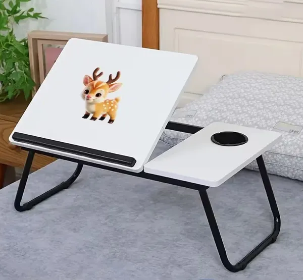 Portable_Folding_Laptop_Table_With_Deer_Sticker_Design