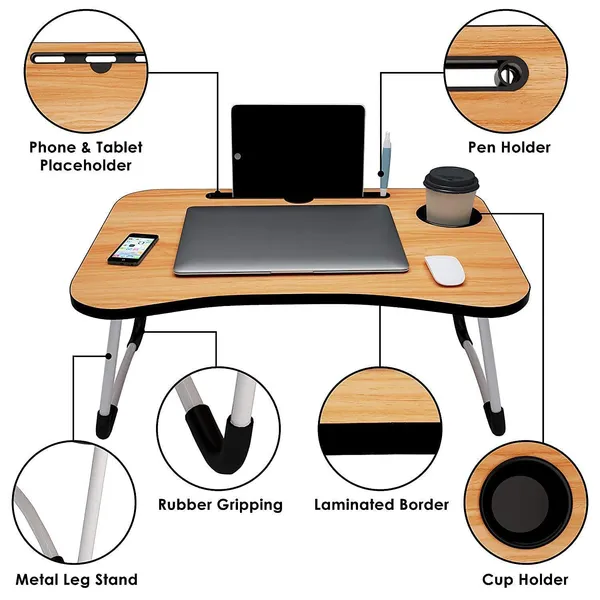 Portable_Foldable_Laptop_Table_With_Cup_Holder_And_Multi-Function_Desk_For_Bed_And_Study