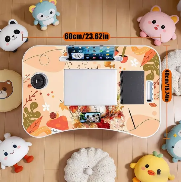 Portable_Folding_Laptop_Bed_Table_With_Autumn_Floral_Design