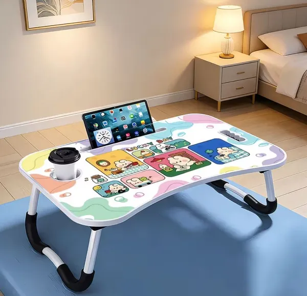 Cartoon_Character_Laptop_Bed_Table_With_Mobile_Stand_And_Cup_Holder