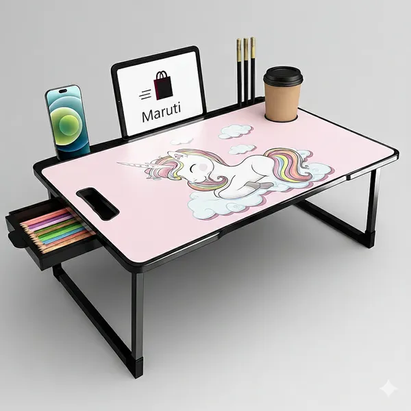 Portable_Foldable_Laptop_Table_With_Unicorn_Design_-_Multi-Purpose_Study_Desk_With_Storage_Organizer