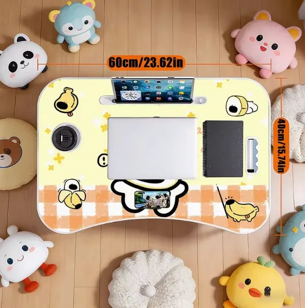 Portable_Foldable_Lap_Desk_With_Cartoon_Design_-_Multipurpose_Bed_Study_Table