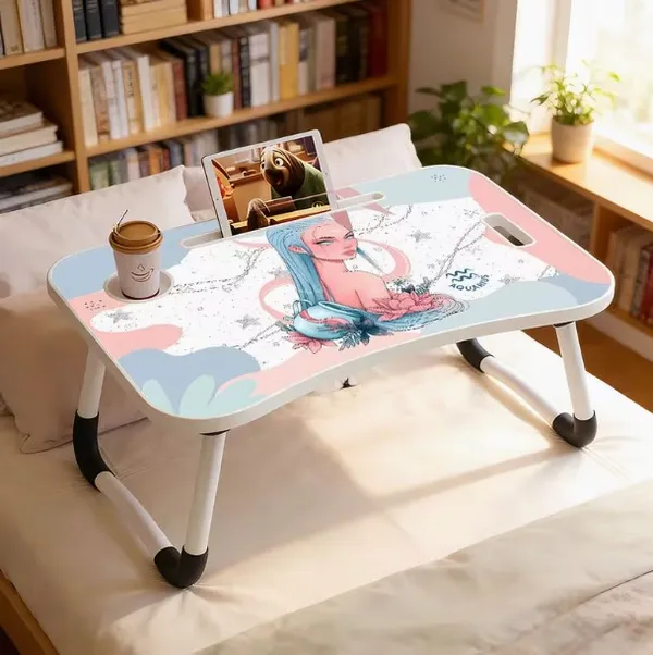 Foldable_Lap_Desk_With_Cup_Holder_And_Tablet_Slot