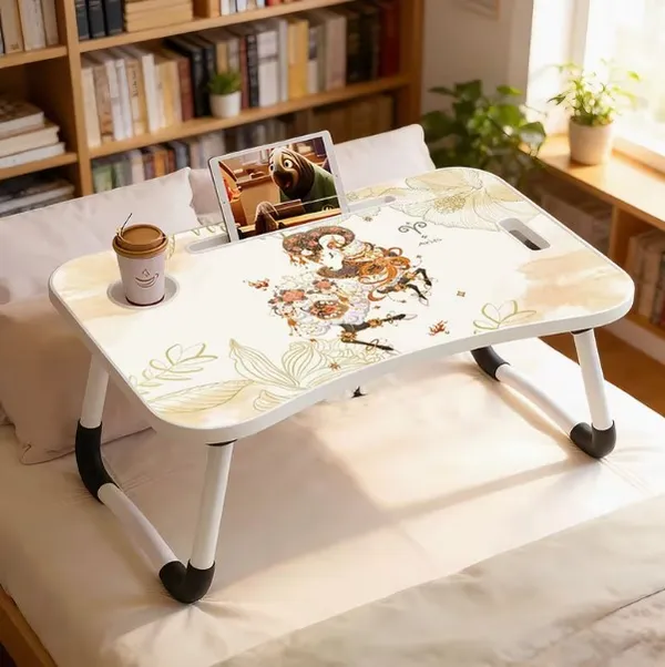 Portable_Folding_Laptop_Bed_Table_With_Floral_Design