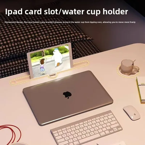 Portable_Laptop_Table_With_Floral_Print_Design_-_Foldable_Study_Desk_With_Cup_Holder_And_Storage_Drawer