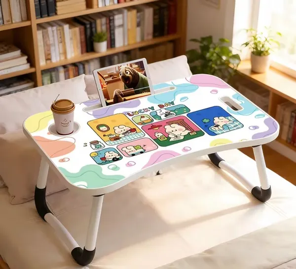 Cartoon_Character_Laptop_Bed_Table_With_Mobile_Stand_And_Cup_Holder