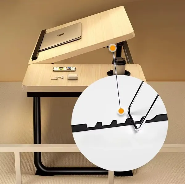 Foldable_Laptop_Desk_With_Adjustable_Angle_And_Cup_Holder