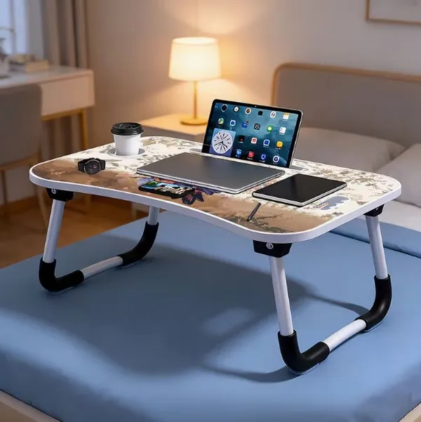 Portable_Folding_Laptop_Bed_Table_With_Floral_Bird_Design