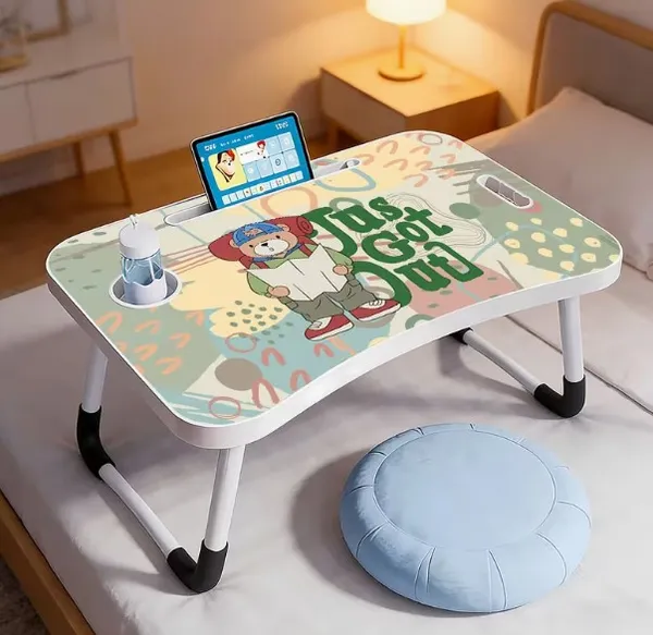 Foldable_Laptop_Bed_Table_With_Phone_&_Cup_Holder_-_Study_Desk_For_Bed