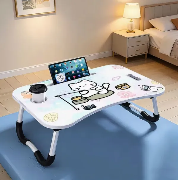Foldable_Laptop_Desk_With_Cute_Bear_Design_-_Portable_Study_Table_For_Bed_&_Floor