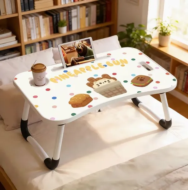 Portable_Foldable_Laptop_Bed_Table_With_Cartoon_Design