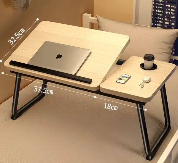Foldable_Laptop_Desk_With_Adjustable_Angle_And_Cup_Holder
