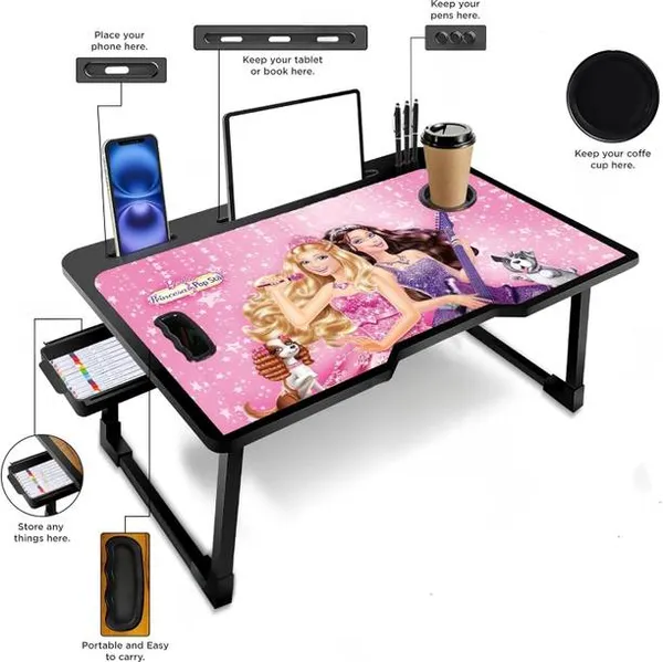 Barbie_Princess_Multipurpose_Portable_Laptop_Table_With_Cup_Holder_And_Storage
