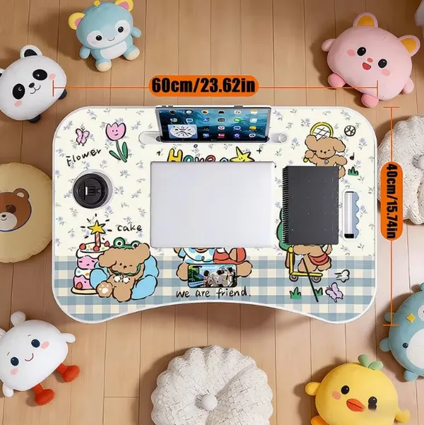 Cute_Cartoon_Laptop_Bed_Table_With_Foldable_Legs_And_Mobile_Stand