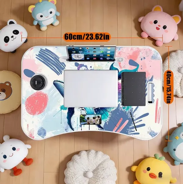 Portable_Laptop_Bed_Table_With_Foldable_Legs_-_Whale_Art_Design_(60Cm)