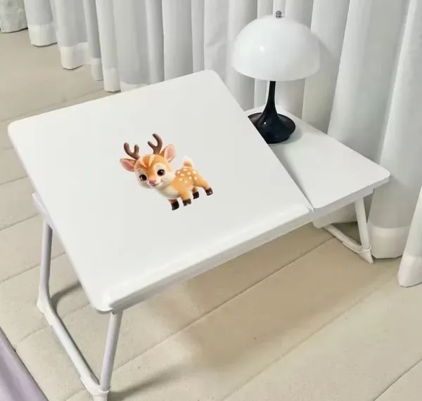 Portable_Folding_Laptop_Table_With_Deer_Sticker_Design
