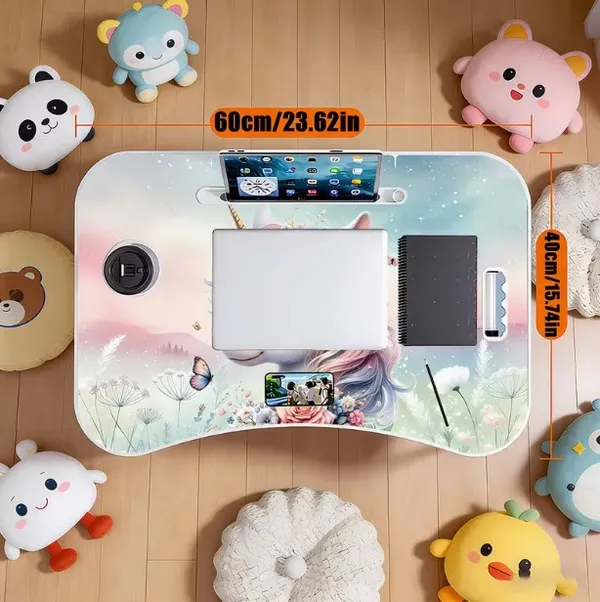 Portable_Folding_Laptop_Table_With_Unicorn_Design_-_Multipurpose_Bed_Study_Desk_With_Cup_Holder_And_Tablet_Stand