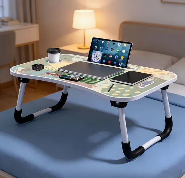 Foldable_Laptop_Bed_Table_With_Phone_&_Cup_Holder_-_Study_Desk_For_Bed