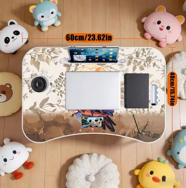 Portable_Folding_Laptop_Bed_Table_With_Floral_Bird_Design