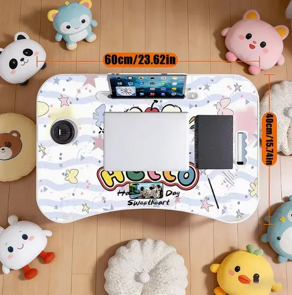 Portable_Laptop_Desk_With_Cup_Holder_-_Cute_Dog_Design