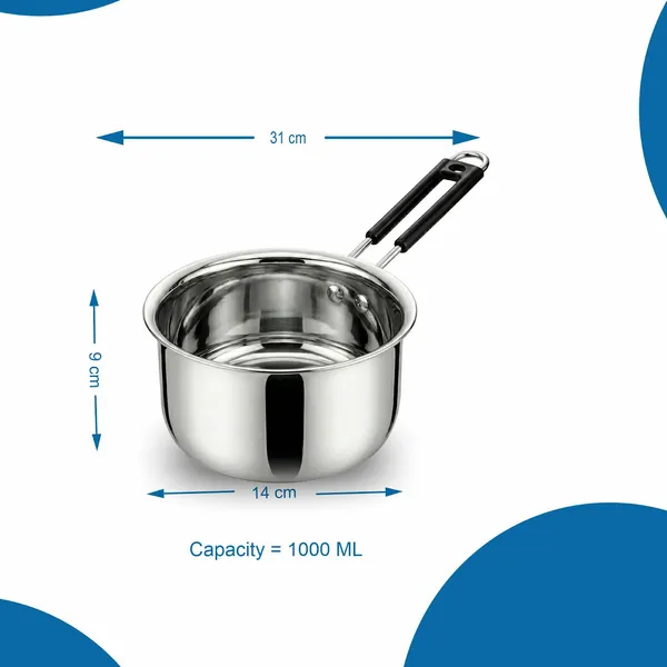 CutTales_Stainless_Steel_Sauce_Pan,_Heavy_Bottom_Induction_Compatible_Cookware_for_Boiling_&_Cooking