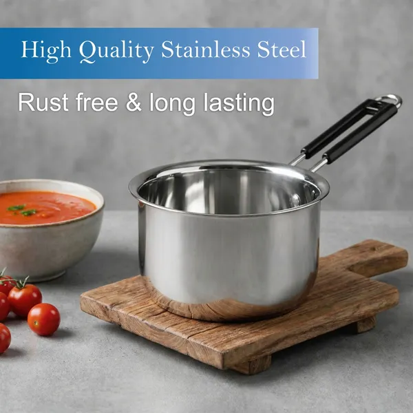 CutTales_Stainless_Steel_Sauce_Pan,_Heavy_Bottom_Induction_Compatible_Cookware_for_Boiling_&_Cooking