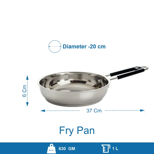 CutTales_Stainless_Steel_Fry_Pan,_Induction_Compatible_Heavy_Bottom_Cookware_for_Frying_&_Saut�ing