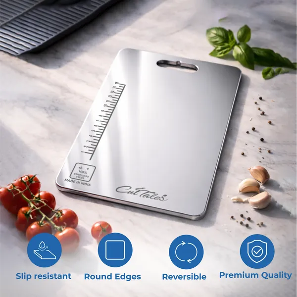 CutTales_Stainless_Steel_Chopping_Board,_Rust_Resistant_Heavy_Duty_Cutting_Board_for_Kitchen