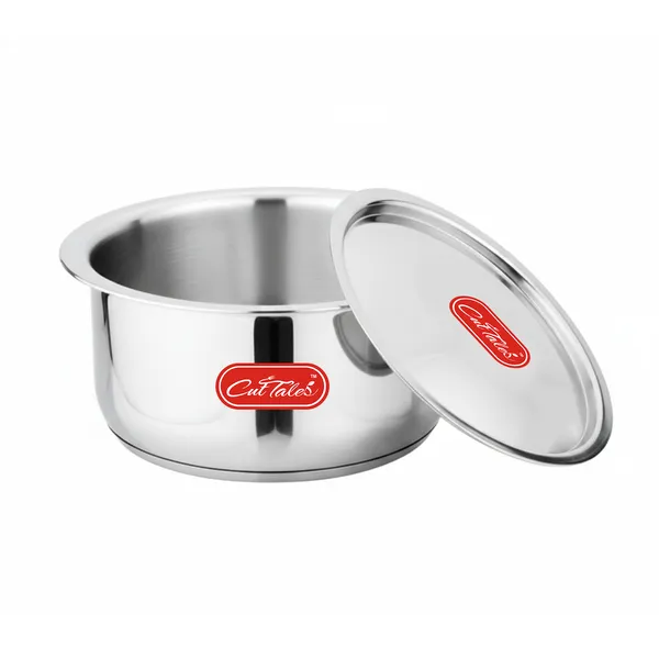 CutTales_Stainless_Steel_Patiala_Tope_with_Lid,_Multipurpose_Cooking_Pot_for_Daily_Kitchen_Use