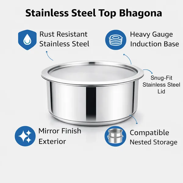 CutTales_Stainless_Steel_Patiala_Tope_with_Lid,_Multipurpose_Cooking_Pot_for_Daily_Kitchen_Use