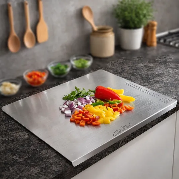 CutTales_Stainless_Steel_Countertop_Chopping_Board,_Heavy_Duty_Cutting_Board_for_Kitchen_Prep