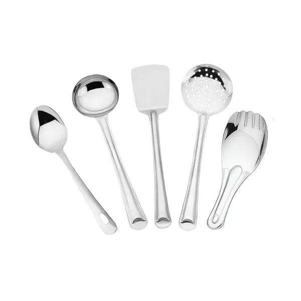 CutTales_Stainless_Steel_Kitchen_Tool_Set_of_5,_Cooking_Utensils_Combo_for_Everyday_Kitchen_Use