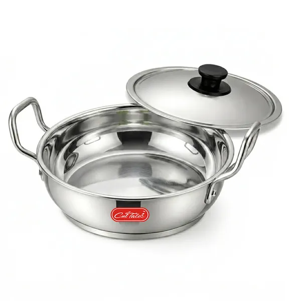 CutTales_Stainless_Steel_Heavy_Bottom_Kadai_with_Lid,_Induction_Base_Cookware_for_Daily_Cooking