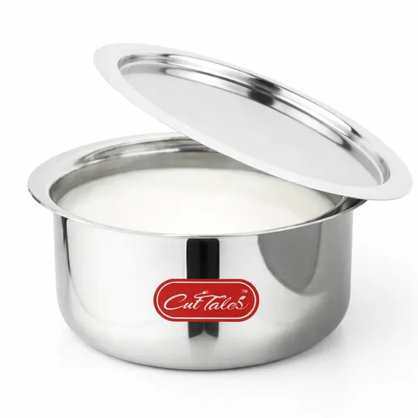 CutTales_Stainless_Steel_Patiala_Tope_with_Lid,_Durable_Multipurpose_Cooking_Vessel_for_Kitchen_Use