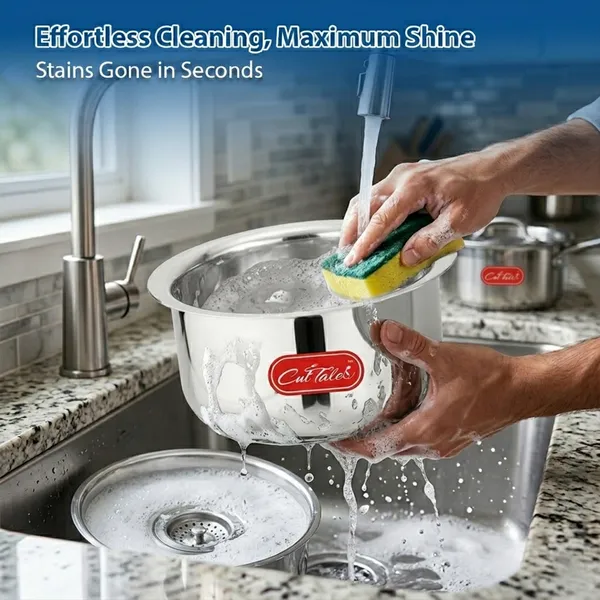 CutTales_Stainless_Steel_Patiala_Tope_with_Lid,_Durable_Multipurpose_Cooking_Vessel_for_Kitchen_Use