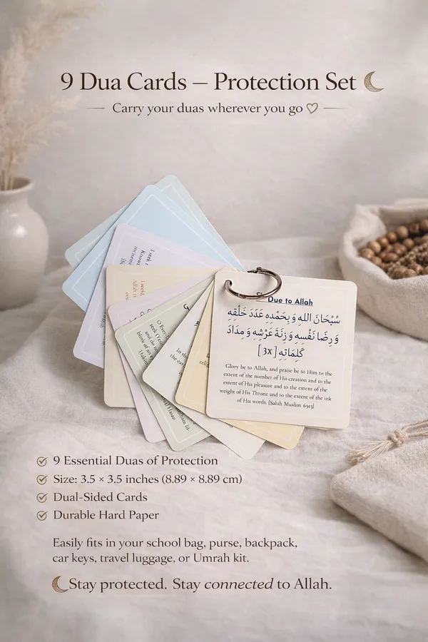 Dua_Of_Protection_9_Cards_Bag_Charm_Key_Chain