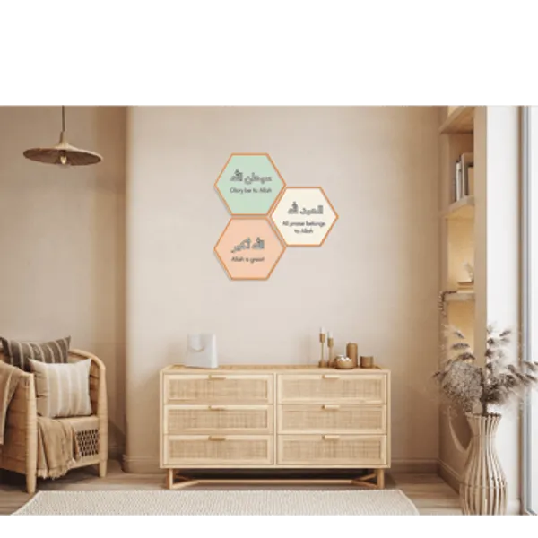 Elegant_Honeybee_Design_Mdf_Wall_Art_Set_Of_3