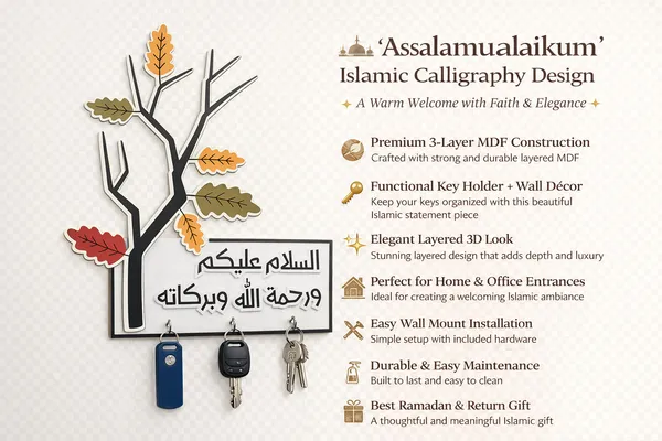 Key_Holder_Assalamualaikum_Calligraphy_Wall_Decor