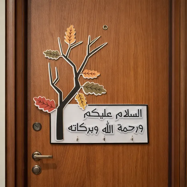 Key_Holder_Assalamualaikum_Calligraphy_Wall_Decor