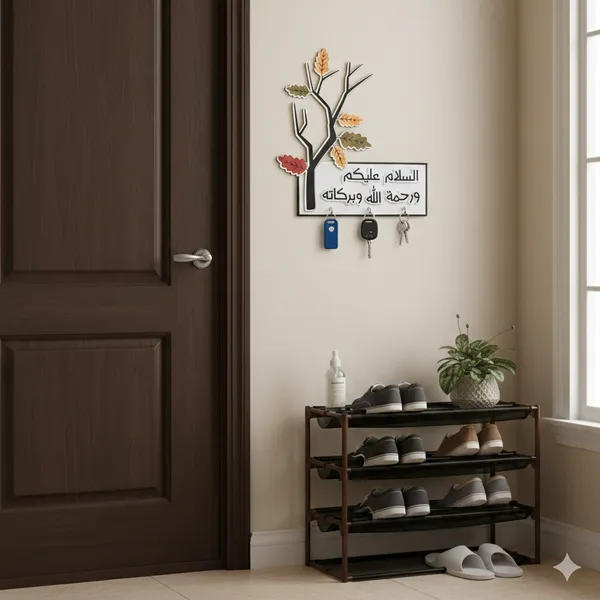 Key_Holder_Assalamualaikum_Calligraphy_Wall_Decor