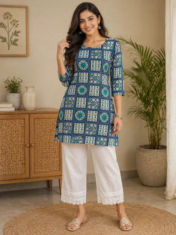 Blue_Ajrakh_Print_Kurti