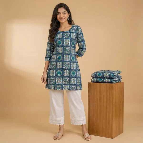 Blue_Ajrakh_Print_Kurti