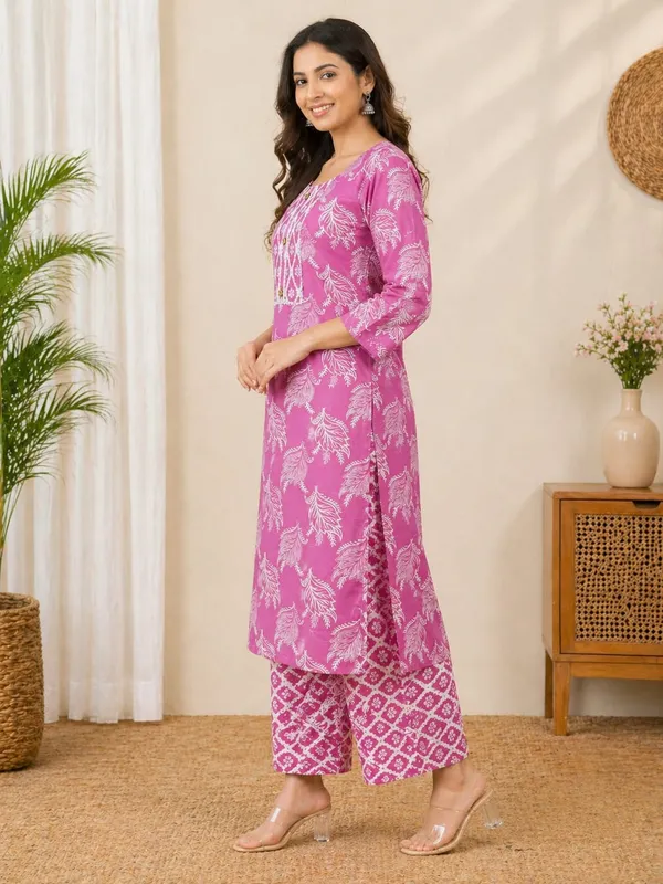 Nuvesta_Pink_Petal_Ethnic_Kurta_Pant_Set