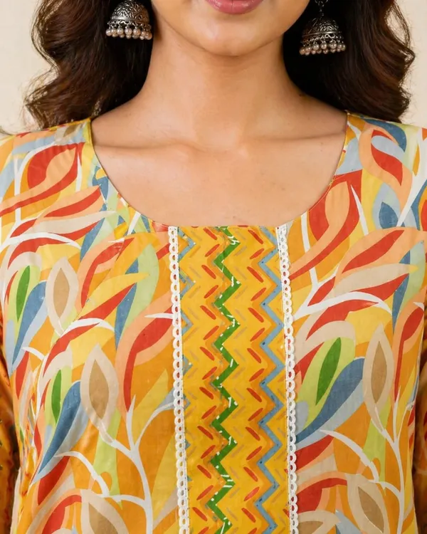 Nuvesta_Sunleaf_Printed_Kurta_Pant_Set