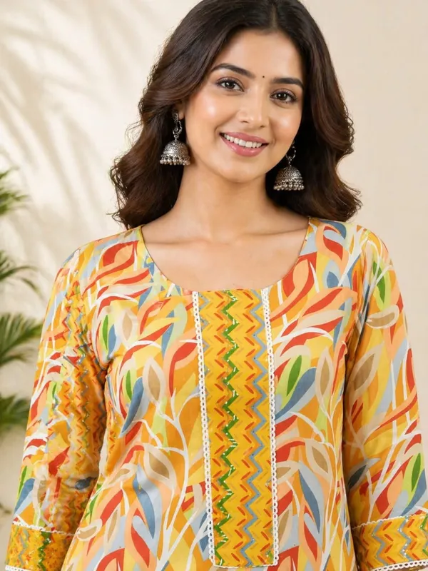 Nuvesta_Sunleaf_Printed_Kurta_Pant_Set