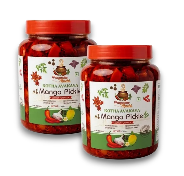 Kotha_Avakaya_Mango_Pickle_Pack_Of_2_|_250_Gm_Each