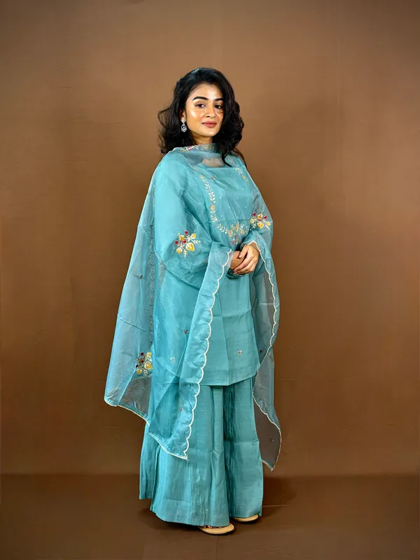 Sky_Blue_Embroidered_Organza_Kurta_Sharara_Set_With_Dupatta